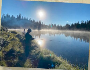 Sunrise fishing