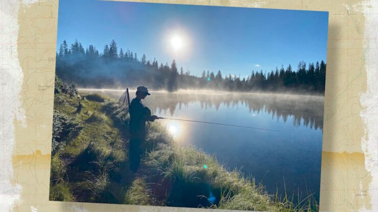 Sunrise fishing