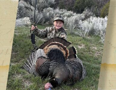 bOY ON TURKEY HUNT