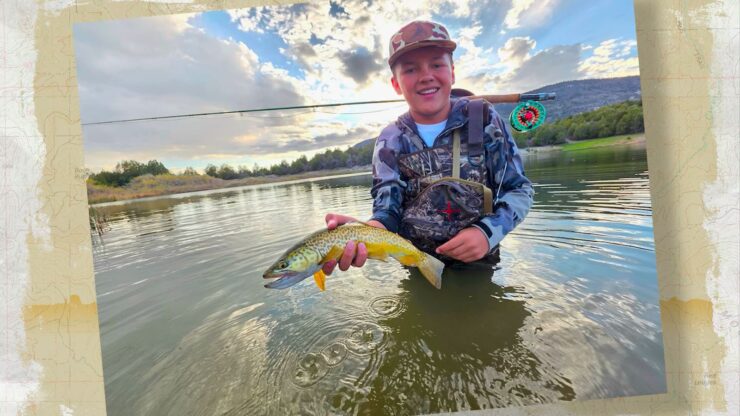 Kid with fish