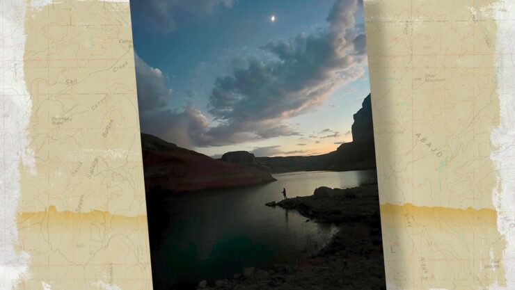 Lake Powell Fishing Sunset