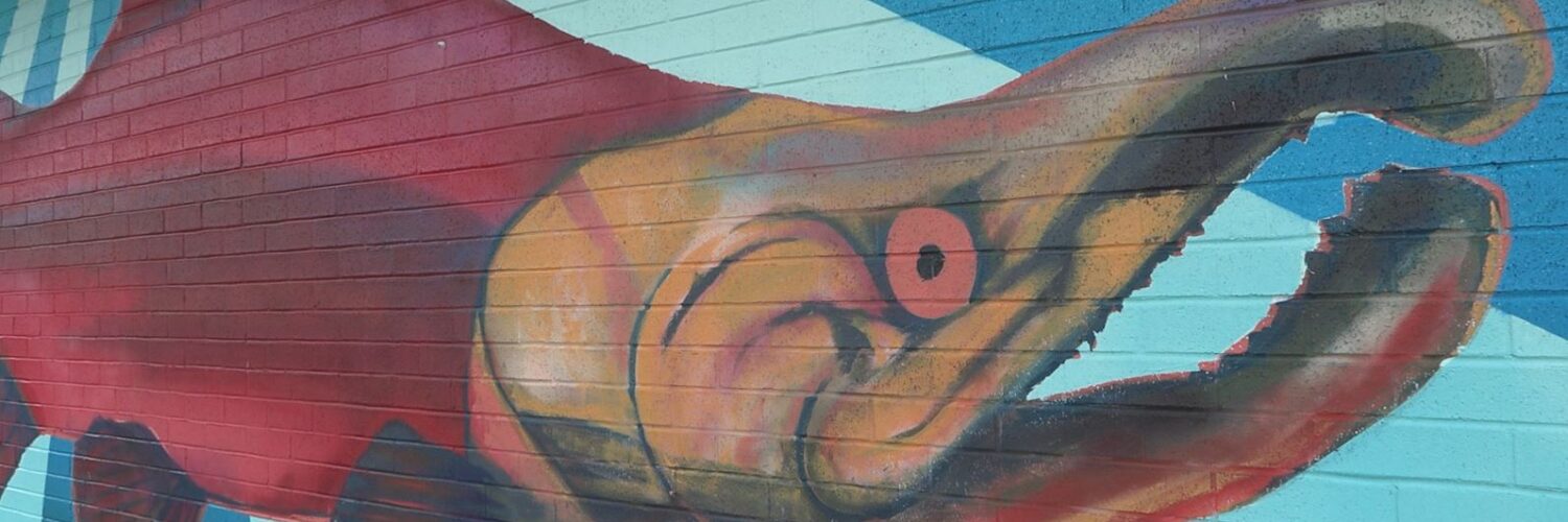 Kokanee Mural at Strawberry Reservoir