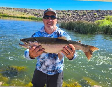 Man holding fish