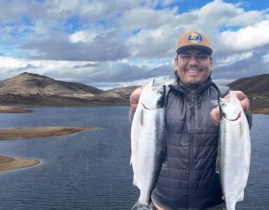 winter kokanee fishing at Jordanelle