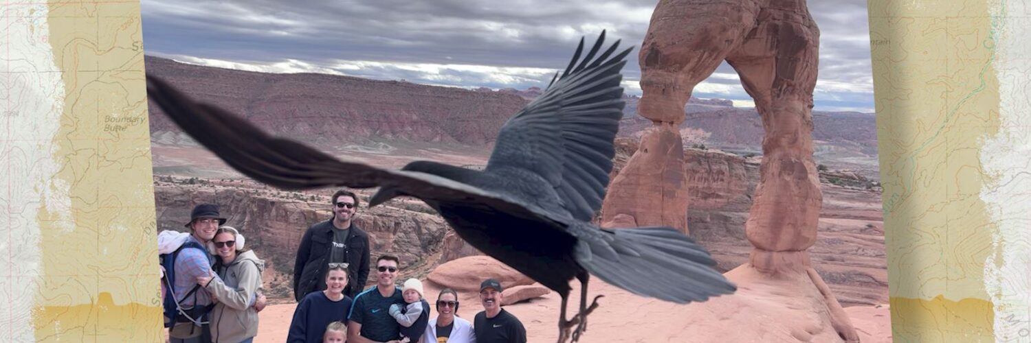 Delicate Arch Photobomb