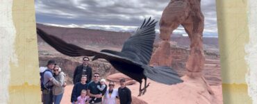 Delicate Arch Photobomb