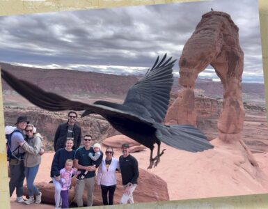 Delicate Arch Photobomb