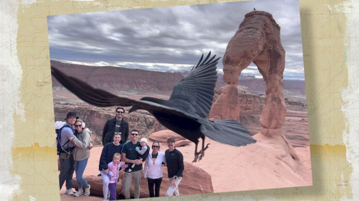 Delicate Arch Photobomb