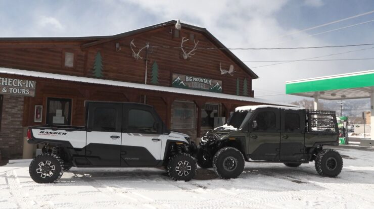 Polaris UTVs Outfitted for Winter